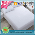 Luxury Hotel Bulk Percale White 100% Cotton Fitted Bed Sheet